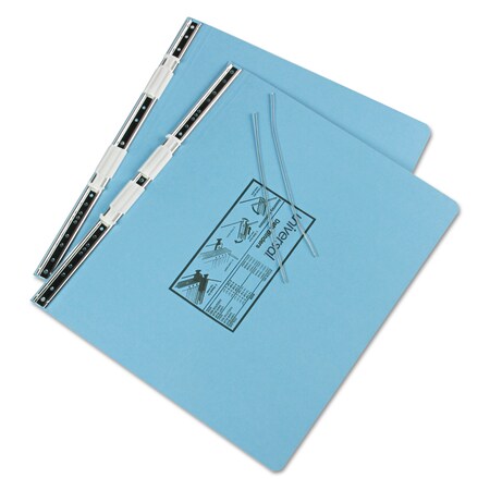 Universal Pressboard Hanging Binder, 2 Posts, 6" Capacity, 14.88x11, Light Blue A7011712A